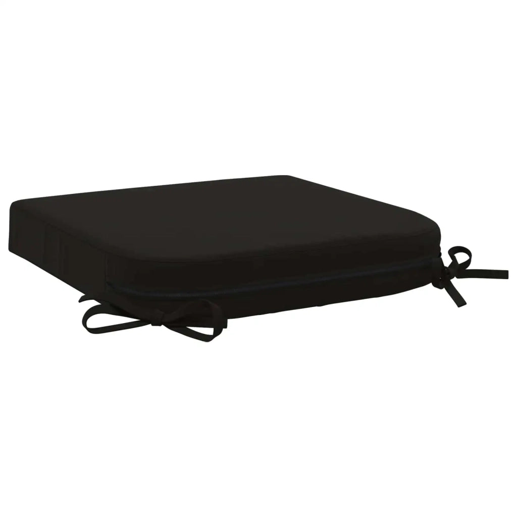 Cuscini per sedile a 4 pezzi SOEST 4 pz 100% Poliestere Nero 945254