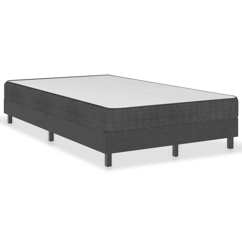 Letto a Molle Grigio in Tessuto 120x200 cm 287455