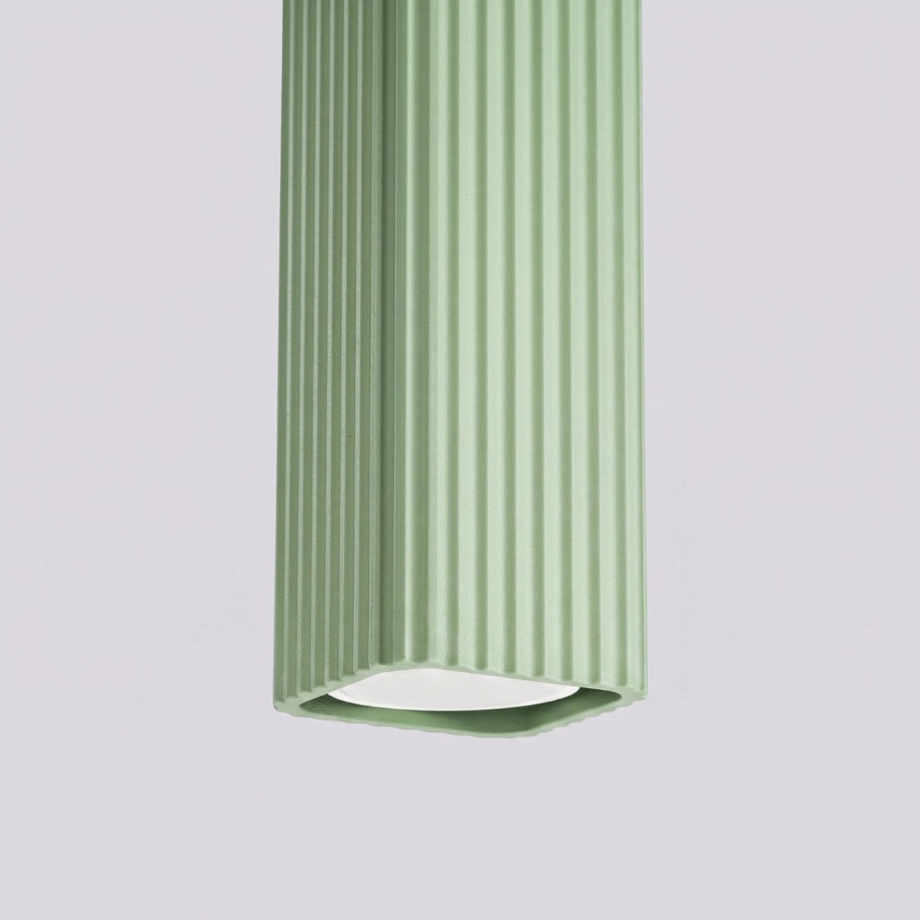 Lampada a sospensione RAYO 1 verde salvia