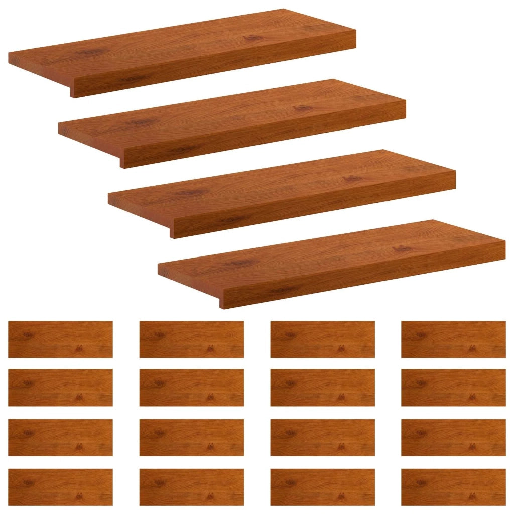 Gradini per Scale 20 pz 70 x 25 x 2 cm Marrone 3449513