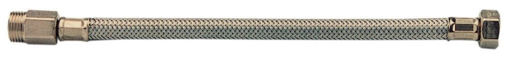 10pz flessibili in alluminio prolungato maschio /femmina 1/2 cm. 35 cod:ferx.25189