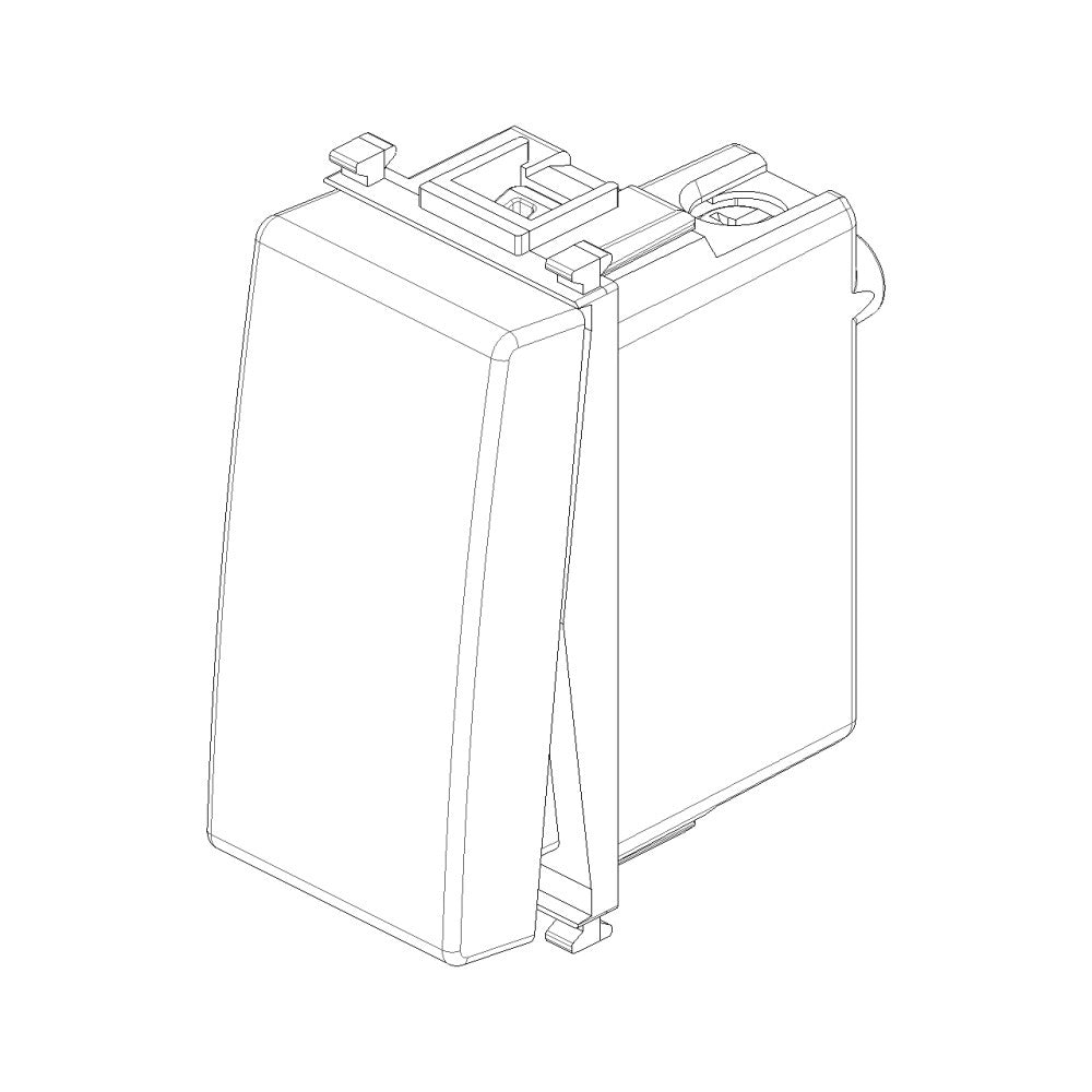 Vimar pulsante bianco 1p no 10a 250v illuminabile tasto sostituibile