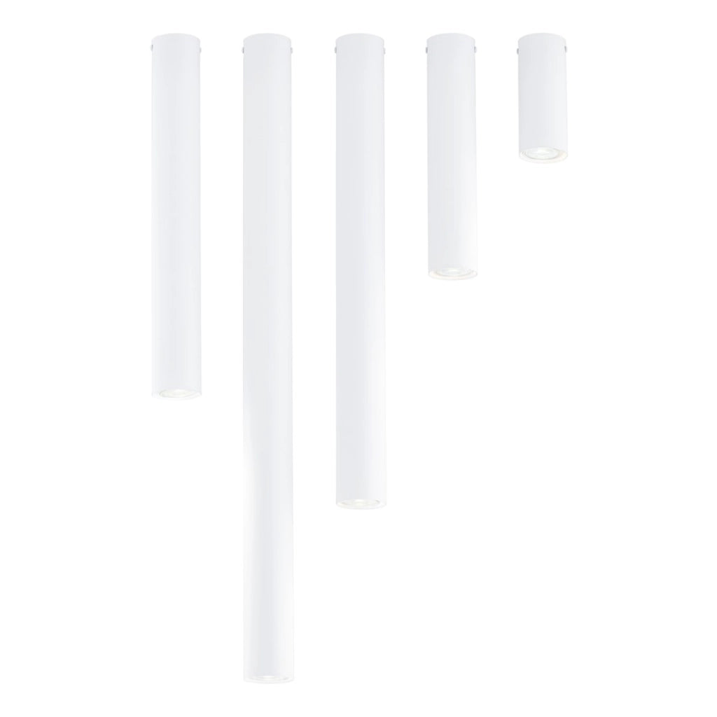 Spot da soffitto bianco tondo 80 cm GU10 8W Emibig