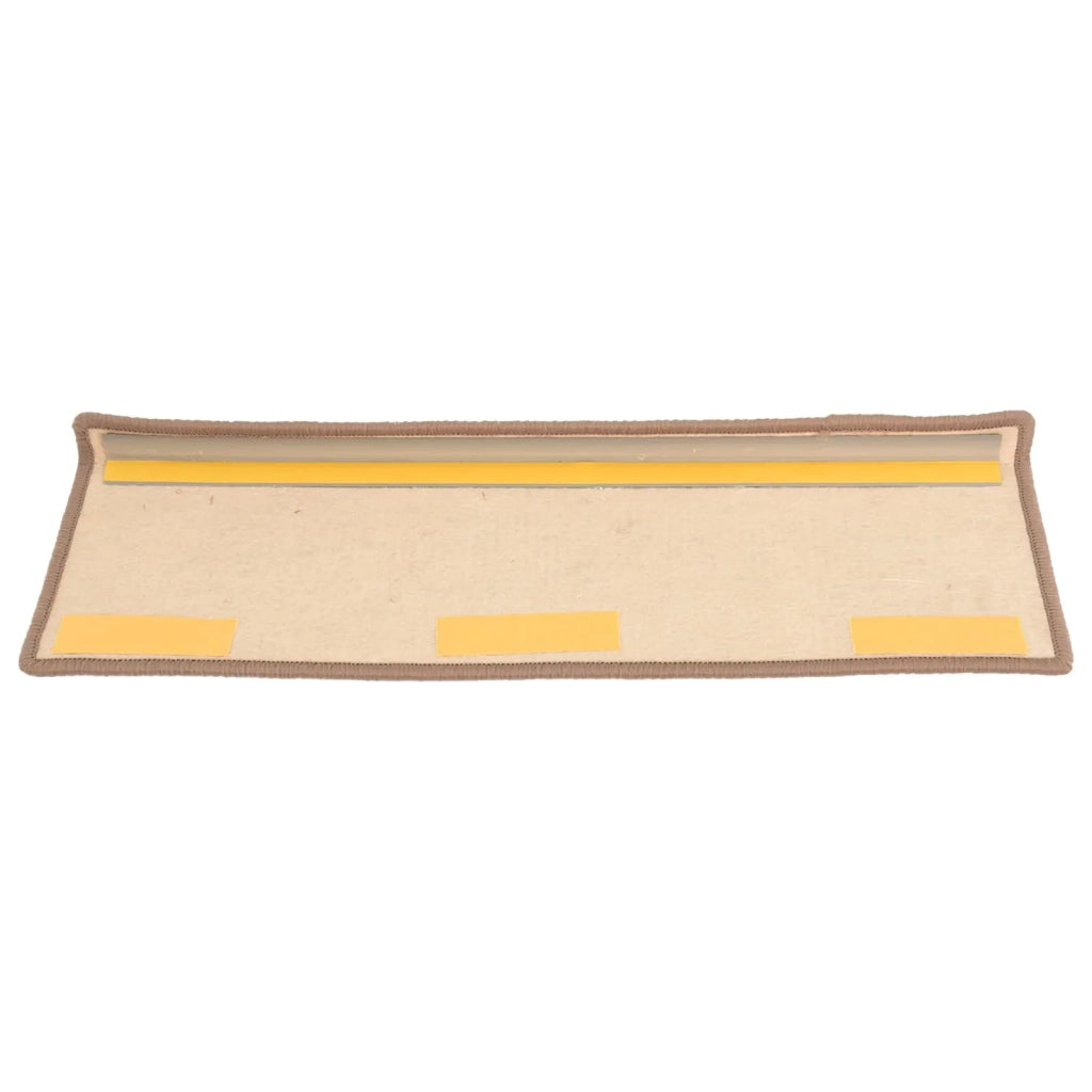 Tappetini per scale 15 pz 65x21x4 cm Marrone chiaro 326910