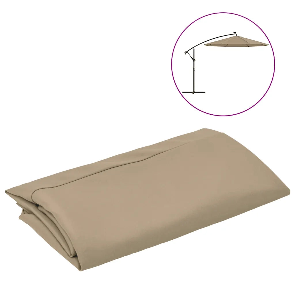 Tessuto di ricambio per ombrellone Tortora 350 cm 313815