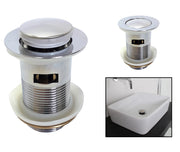 Piletta scarico click clack universale tappo lavabo lavello bidet  59600/86033