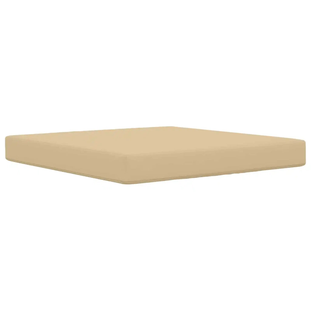 Cuscino per divano da esterno Poliestere Beige 80 x 80 cm 900849