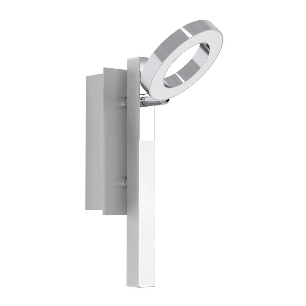 Spot Moderno Cardillio 1 Alluminio Argento 1 Luce Led 3,2W