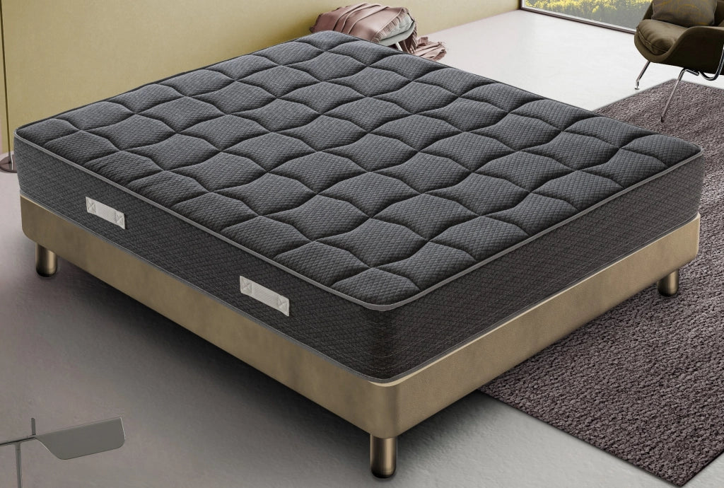 Materasso Piazza e Mezza 120x200 Memory Foam - Altezza 20 cm - Ortopedico - Rigidità H4 – Blackmoon