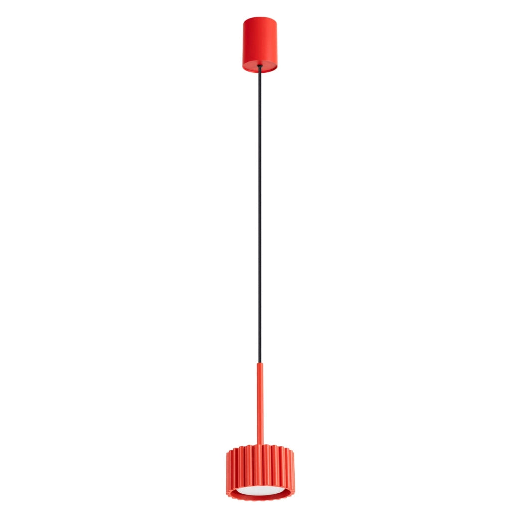 Lampada a sospensione AURA 1 rosso Gx53