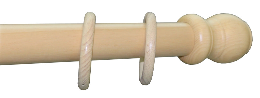 BASTONE LEGNO A STRAPPO D 35 NATUR 240CM S/SUPP.- 1,0 pz