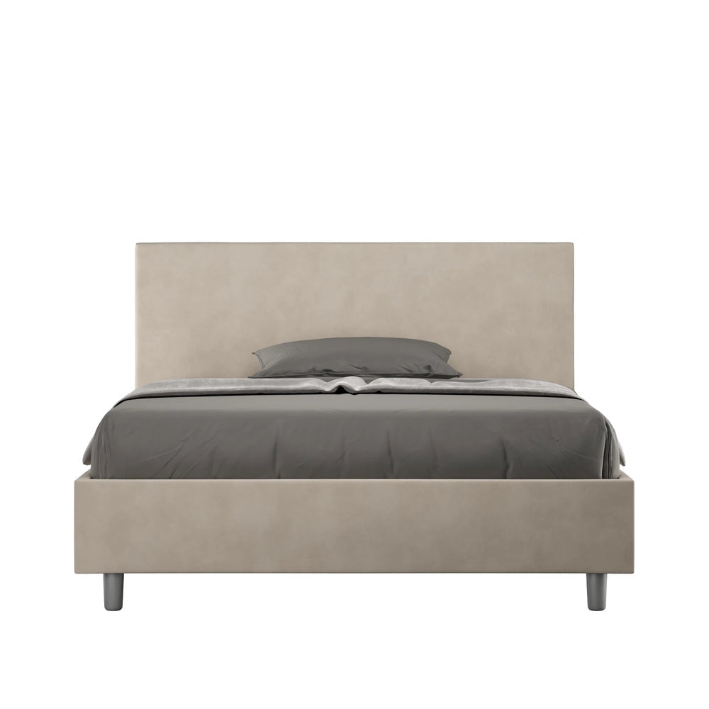 Letto Matrimoniale 160x200 cm con Rete Adele Sabbia