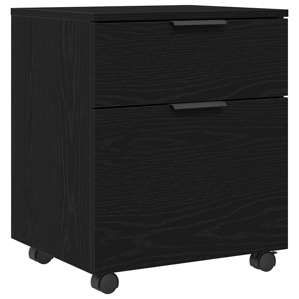 Armadio per File Rovere Nero 45 x 38 x 54 cm Legno multistrato 862771