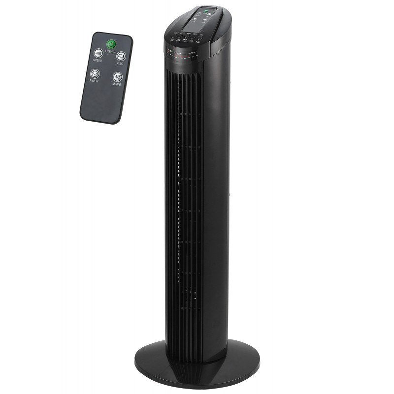 Klausberg KB-7470 Elegante ventilatore a torre con telecomando e oscillazione