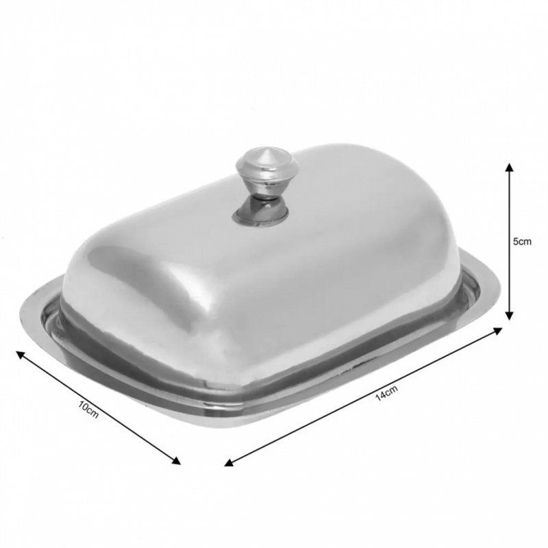 Burriera in acciaio inossidabile Kinghoff KH-1209 con manico