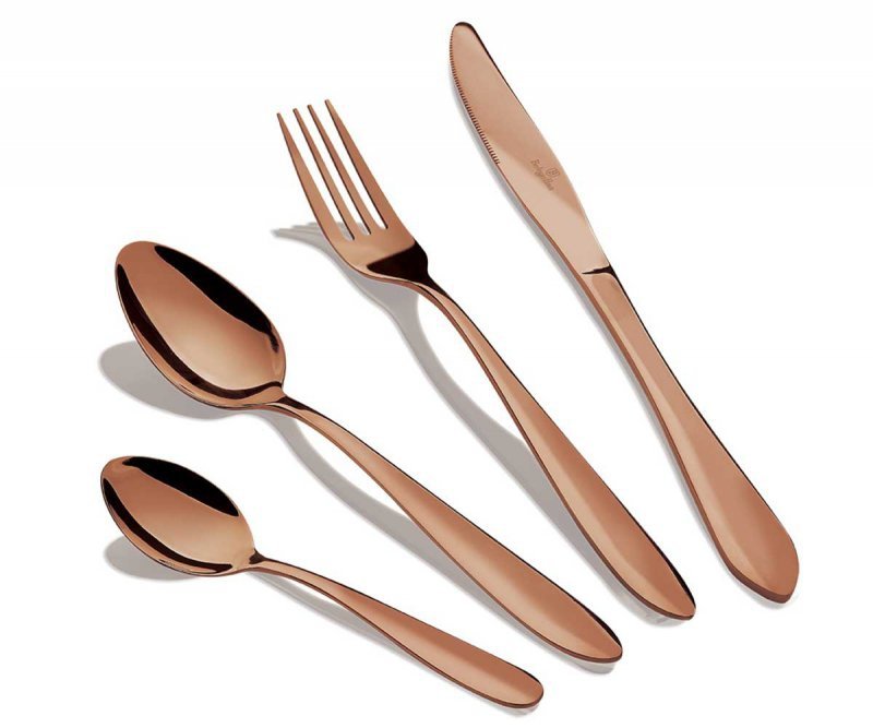 Berlinger Haus BH-2623 Set di posate in oro rosa 24 pezzi