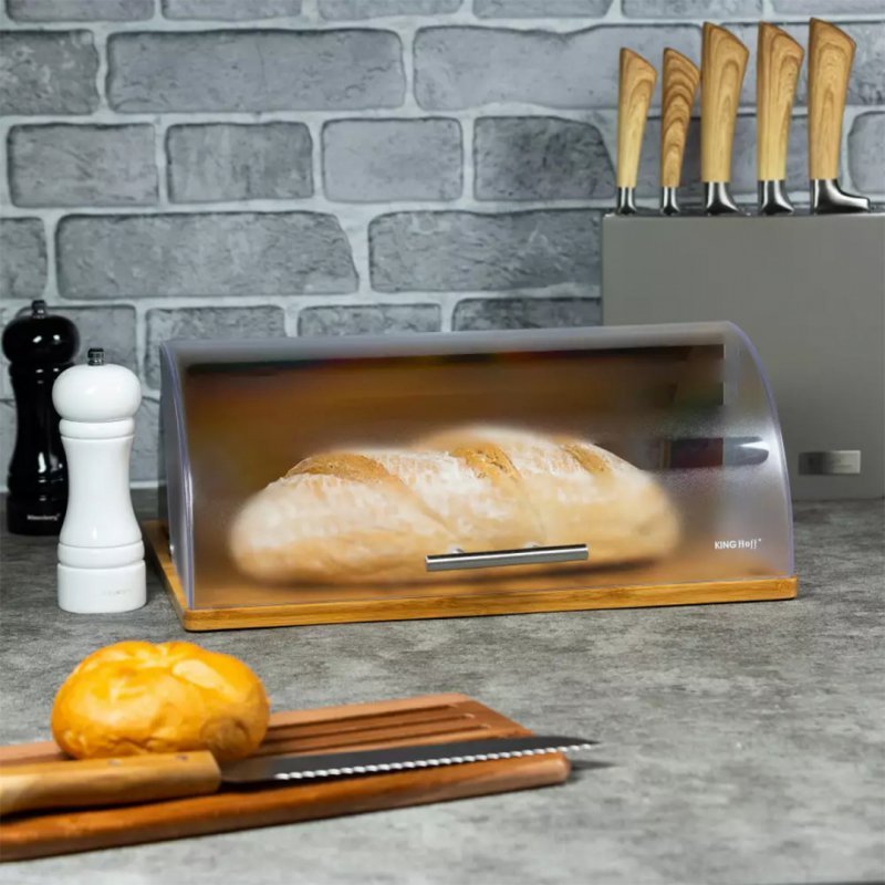 Contenitore per il pane in acrilico di bambù ecologico Kinghoff KH-3210