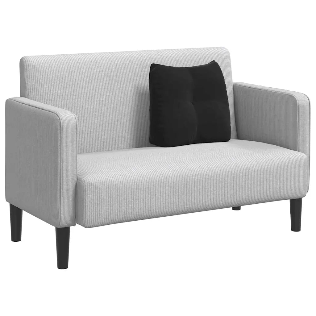 Cuscino per Schiena Nero 45 x 24 x 50 cm Velluto 42014377