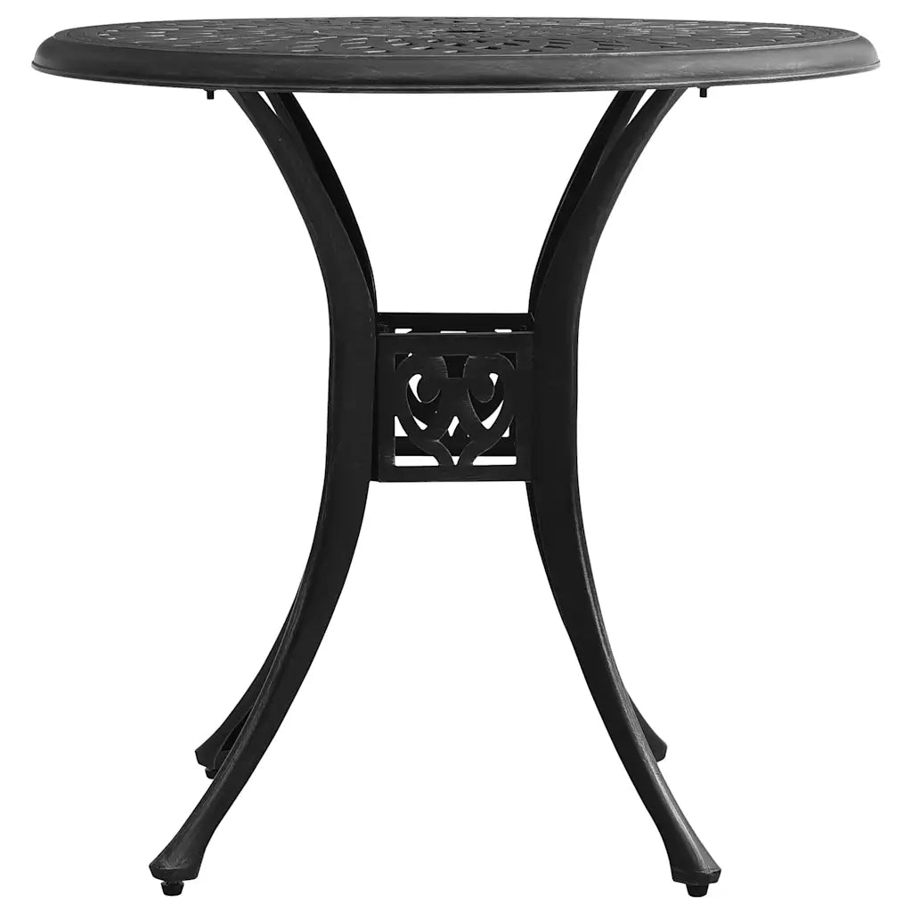Set da Bistrot 5 pz in Alluminio Pressofuso Nero 3070599