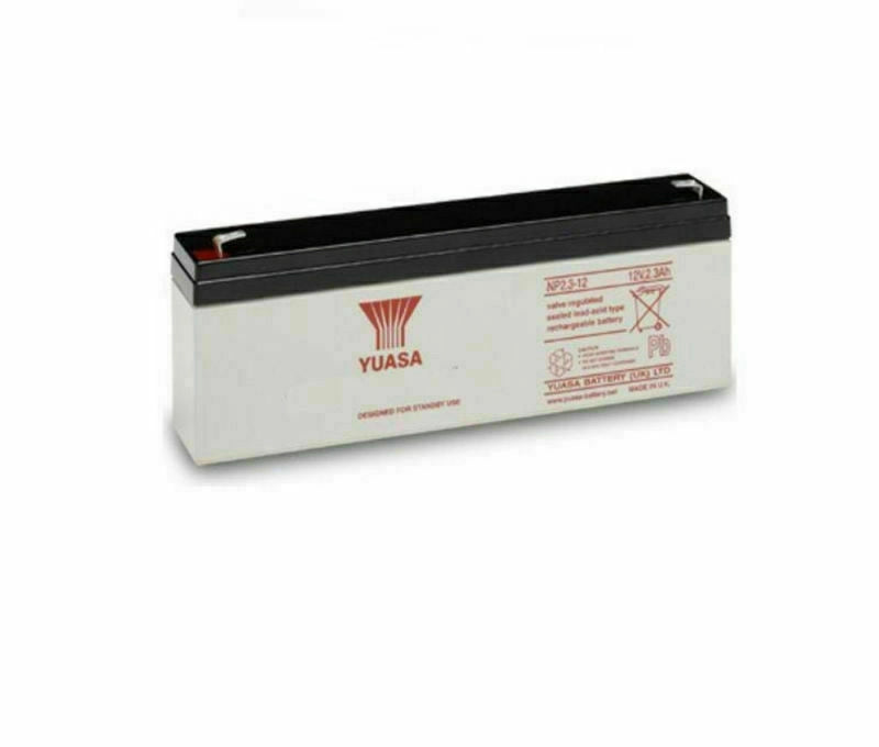 BATTERIA YUASA 2AH 2 AH 12V BATTERIE RICARICABILE PER ALLARME ANTIFURTI FIAMM