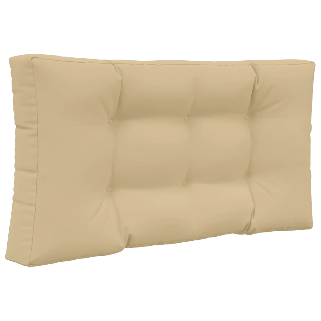 Cuscino per divano da esterno Poliestere Beige 80 x 80 cm 900849