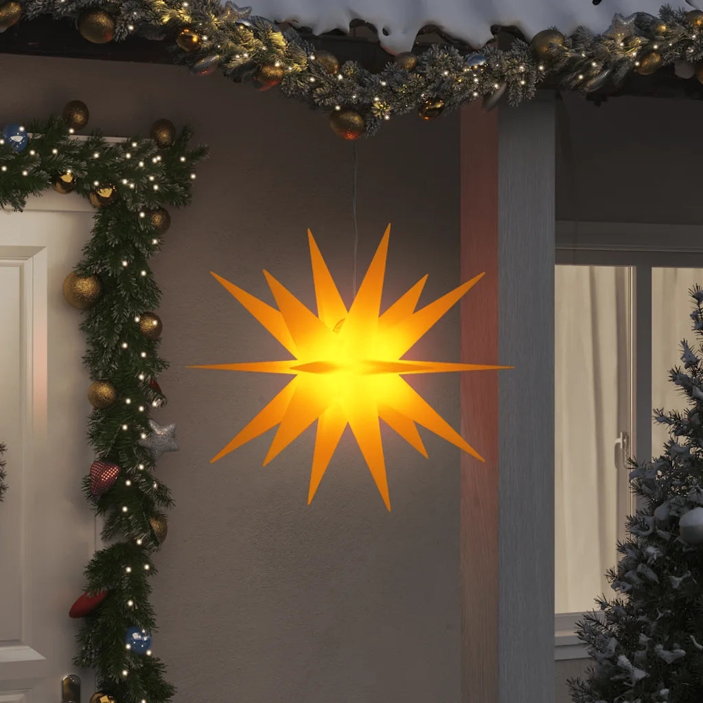 Luce di Natale con LED Pieghevole Gialla 100 cm 356195