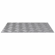 Gradini per Scale 2 pz | Tappetini per scale autoadesivi Argento 60 x 50 cm Alluminio
