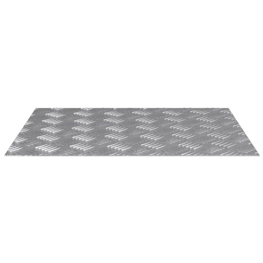 Gradini per Scale 2 pz | Tappetini per scale autoadesivi Argento 60 x 50 cm Alluminio