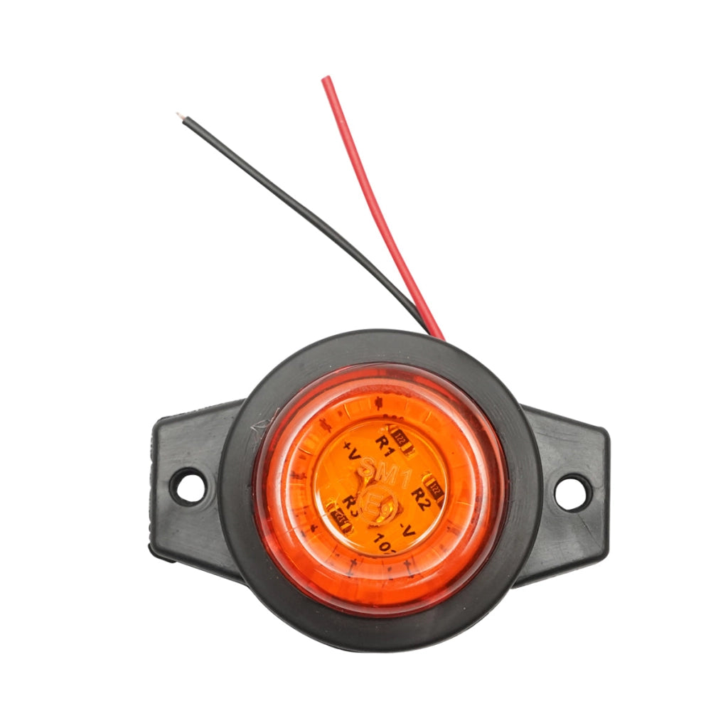 Lampada laterale  con LED, 12V-24V, gialla, FR0169, Breckner Germany