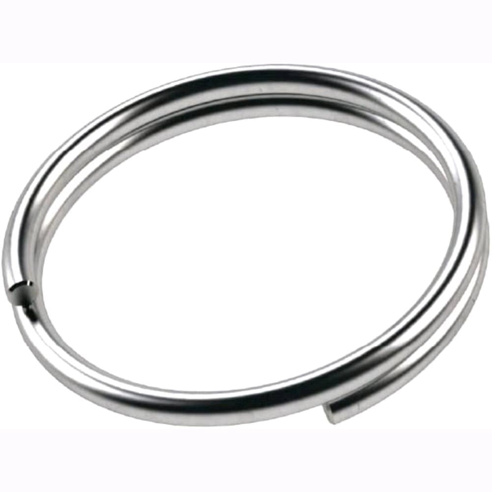 Anelli Portachiavi in acciaio nichelato da 30 mm per chiavi Conf. 100 pz