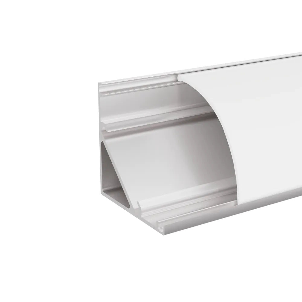 Profilo angolare in alluminio silver 1mt per striscia led