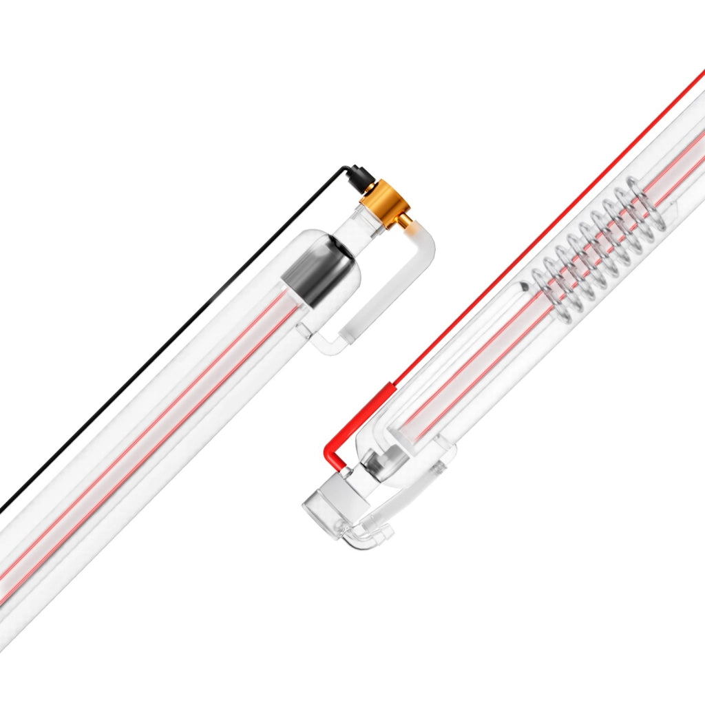 Tubo Laser CO2 60W Modello C70 in Vetro Borosilicato Lunghezza 1250 mm per Incisione Laser e Fai da Te Robusto con Fili Precollegati