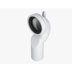 CURVA VASO COLLO CIGNO BASSO INGOMBRO D  90MM- AMAFLEX- 1,0 pz