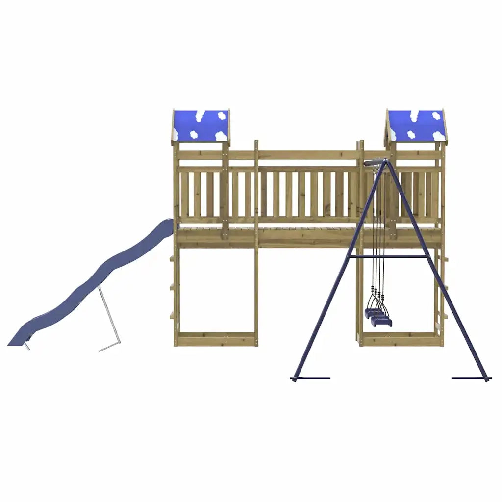 Set da Gioco da Esterno in Legno di Pino Impregnato 3279108