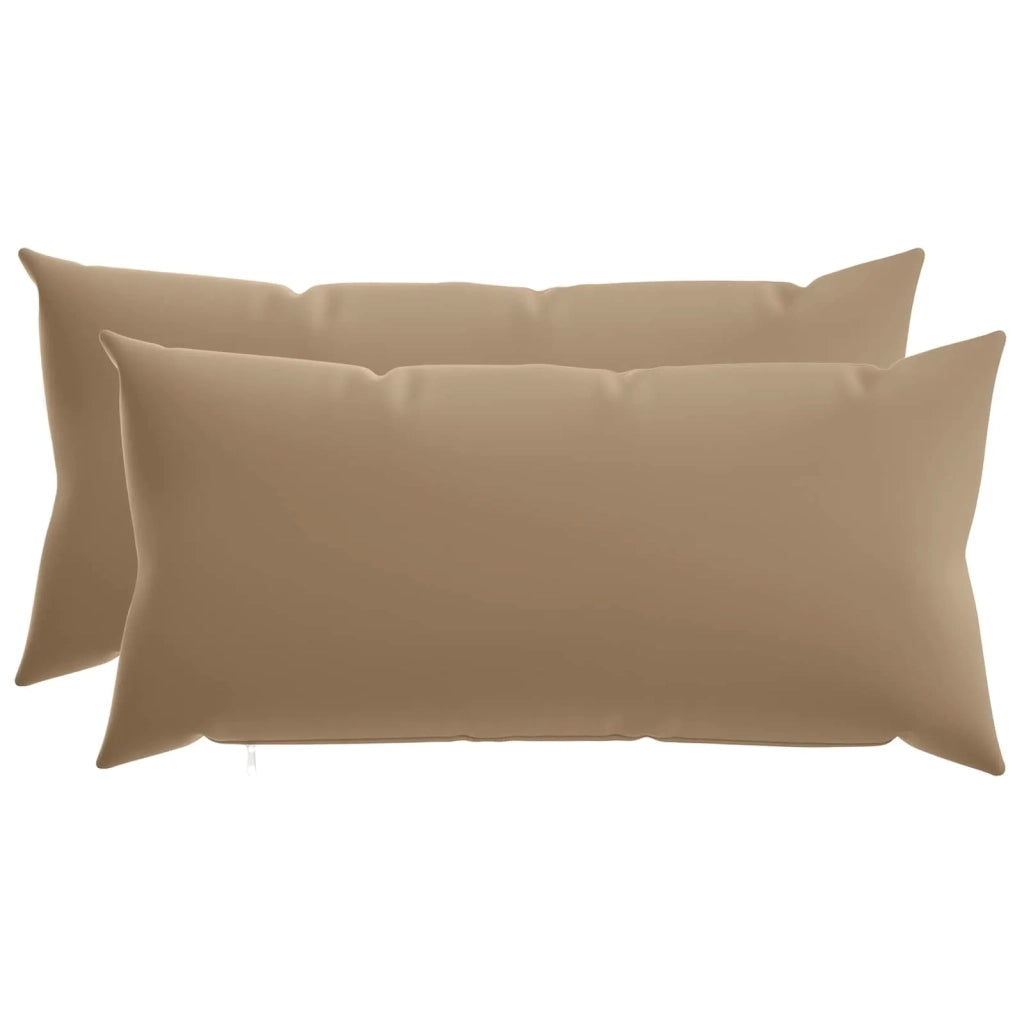 Cuscino con cuscino HEERLEN 2 pz Tortora Poliestere 925864