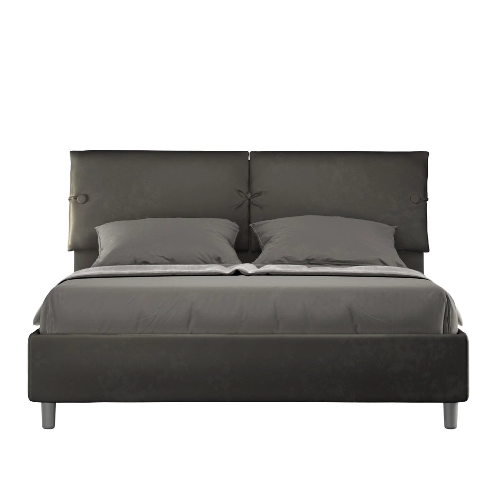 Letto Matrimoniale 160x210 cm Senza Rete Sleeper Grigio