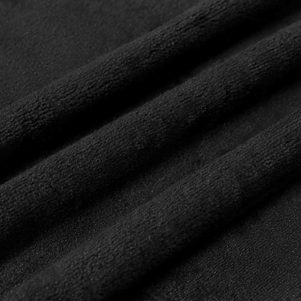 Coperte da Pile 6 pcs Nero 150 x 200 cm Panno 42016810