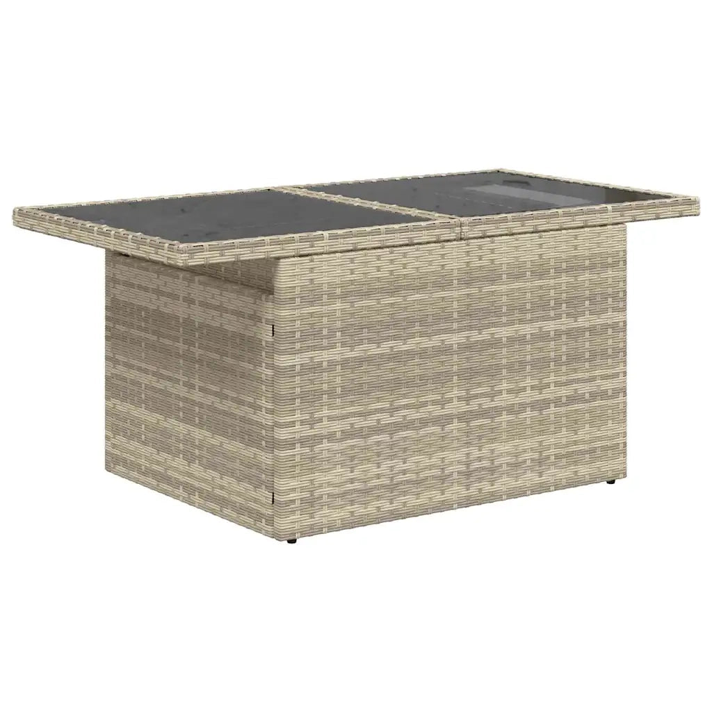 Set Divano da Giardino 8 pcs Grigio chiaro Poly Rattan 3359889