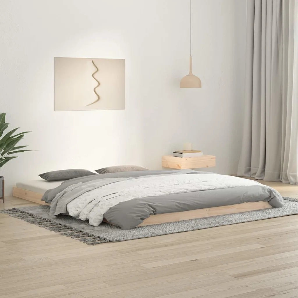 Giroletto senza Materasso 160x200 cm in Legno Massello di Pino 823434
