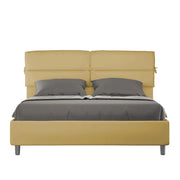 Letto Matrimoniale 160x210 cm con Rete Nandy Ocra