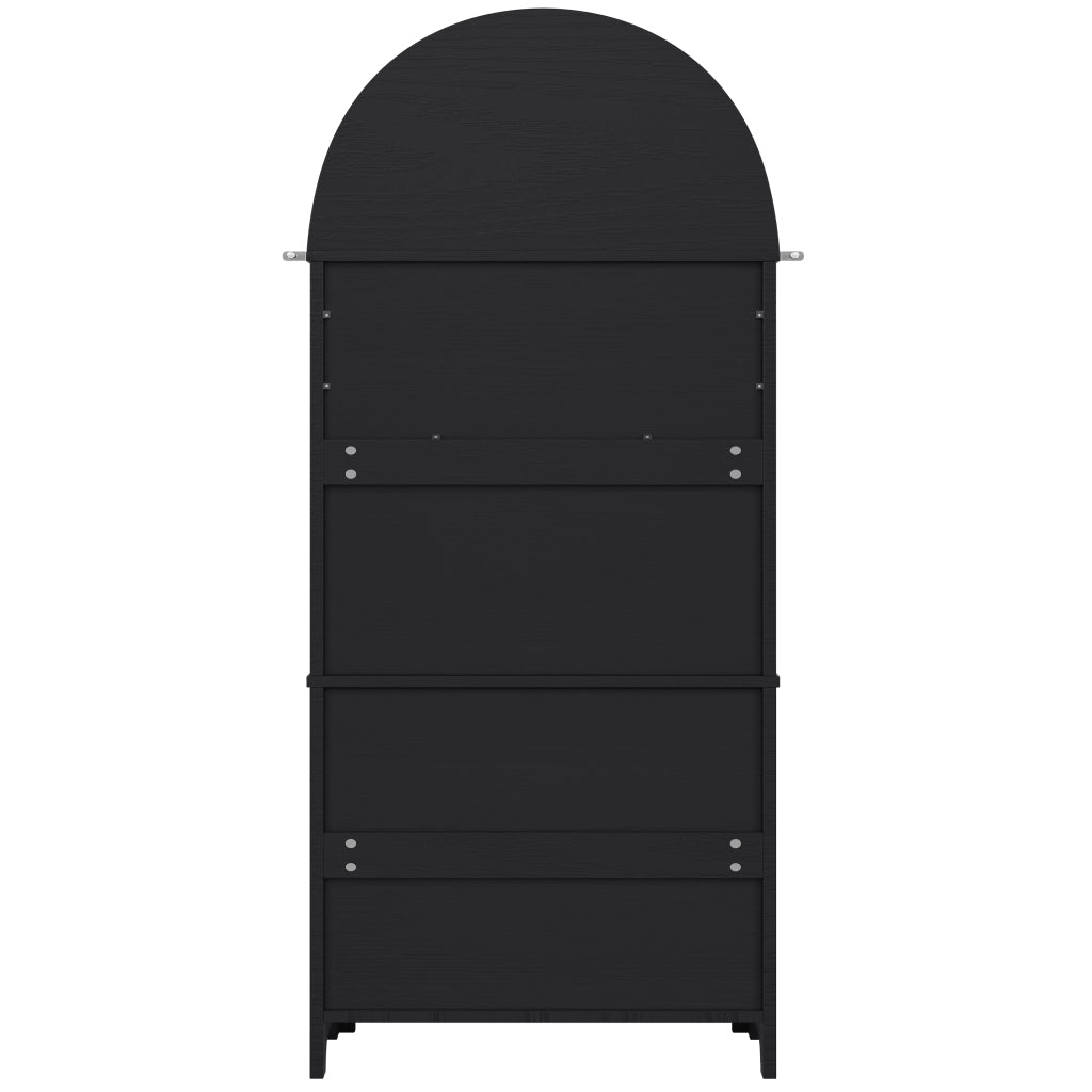 Credenza con cassetti in MDF nero
