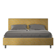 Letto Matrimoniale 160x190 cm con Rete Adele Era 06 Giallo