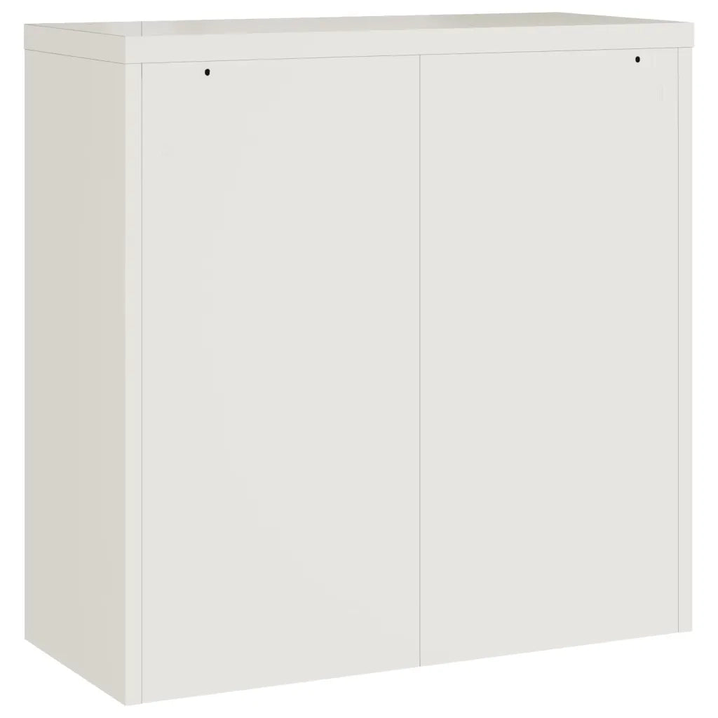 Armadio Classificatore Bianco 90x40x90 cm in Acciaio