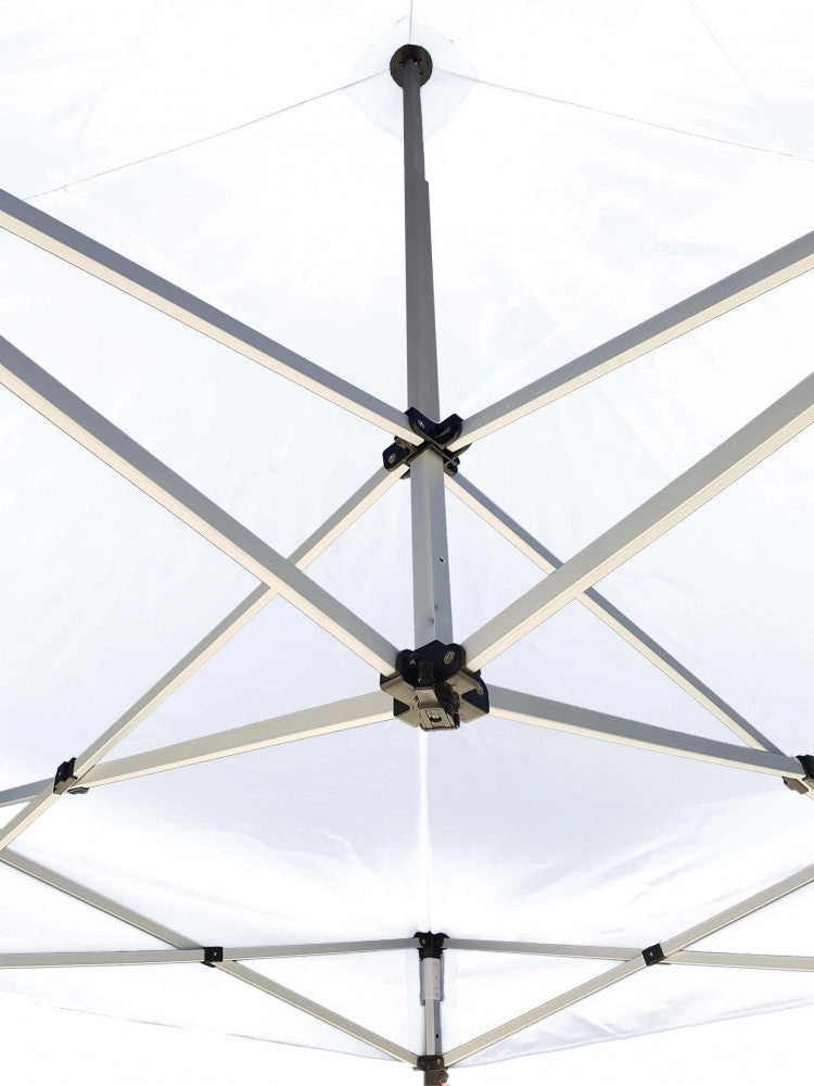 Gazebo Pantheon 3x3 m in Alluminio Bianco