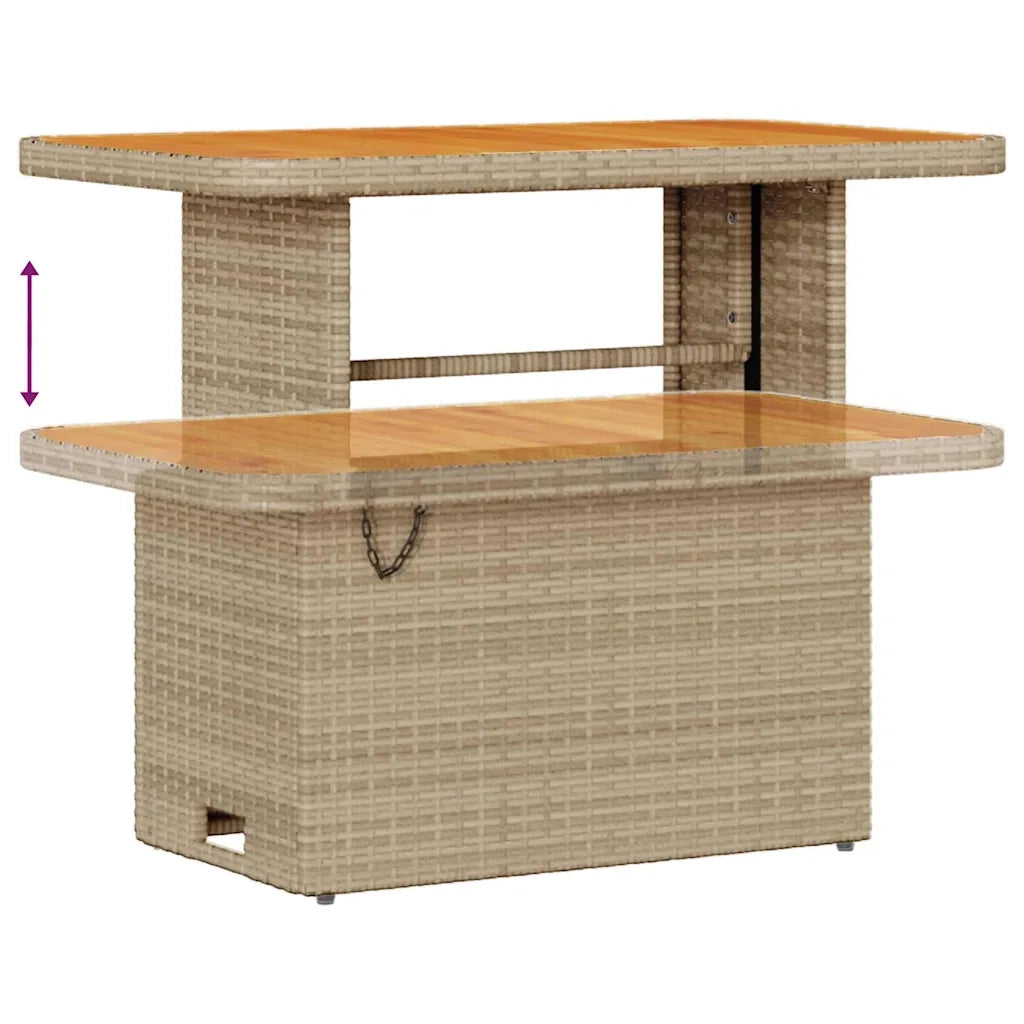 Set Divano da Giardino con cuscino 8 pcs beige e grigio chiaro 3363827