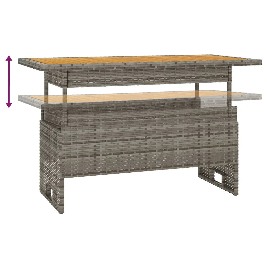 Set di Divani da Giardino 2 pz con Cuscini in Polyrattan Grigio 362176