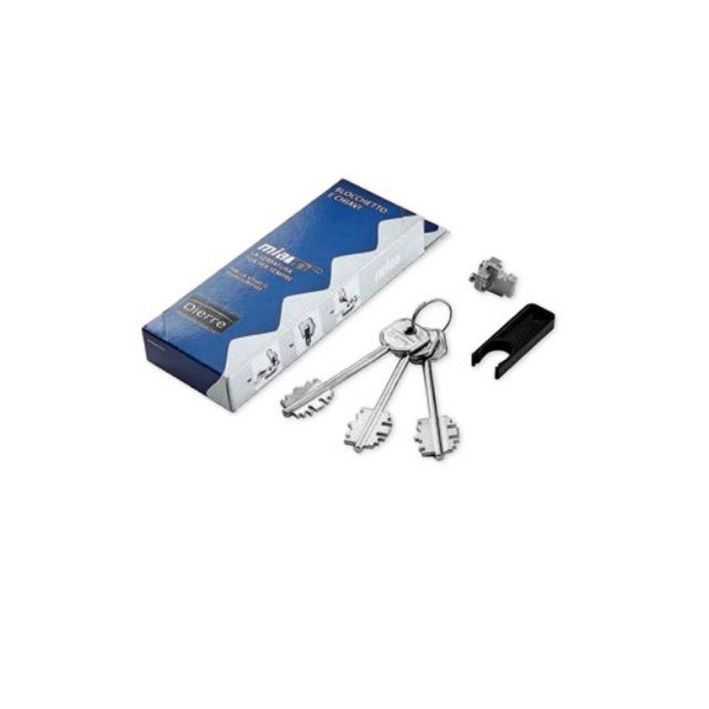 ATRA DIERRE Blocchetto Serratura mm 116 con 3 Chiavi – Ricambio per Porta Blindata Art. BLO3210