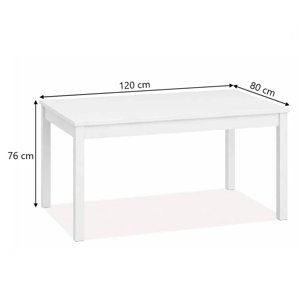 Tavolo allungabile Firenze 120x80 colore olmo