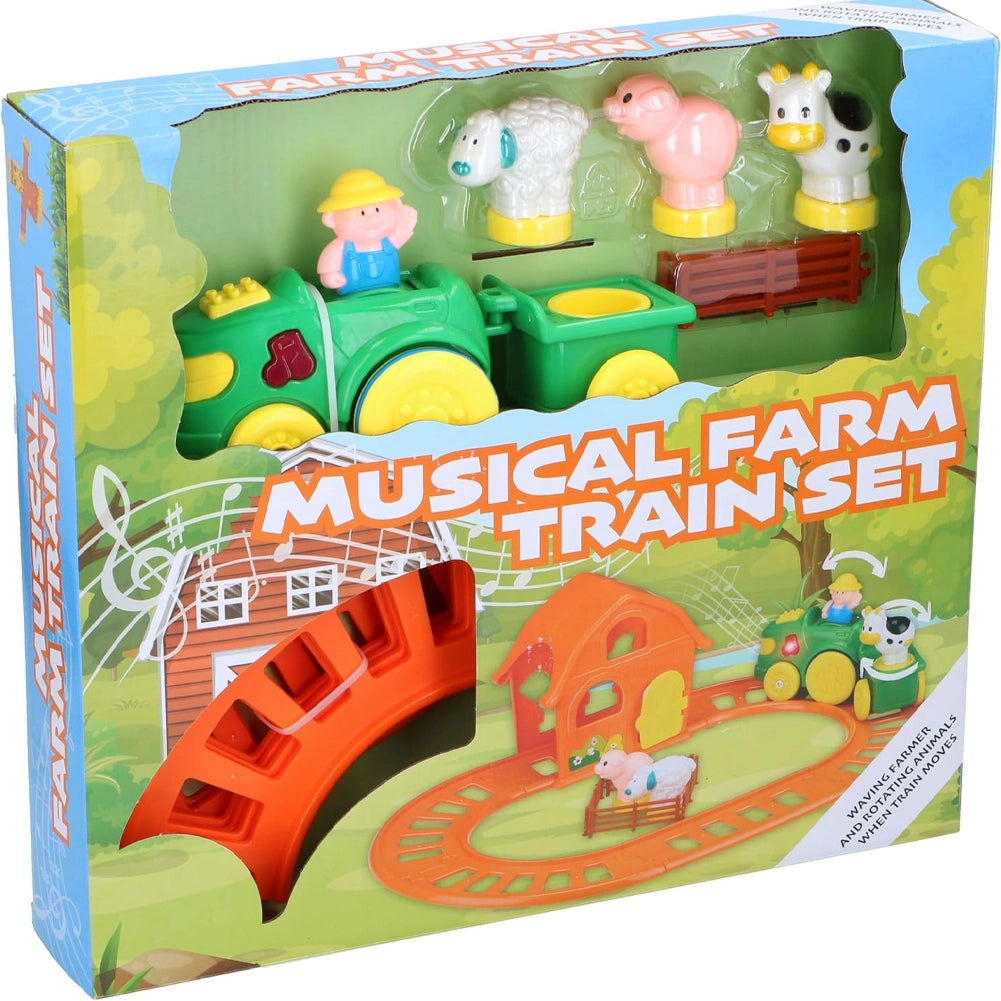 Fattoria Treno Gioco con Suono e Luce Giocattoli Figures Animali