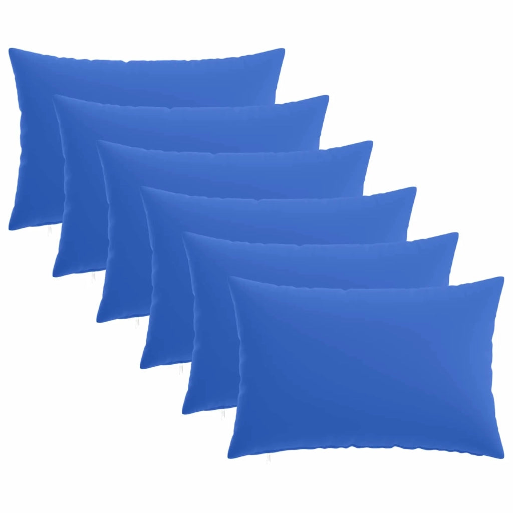 Cuscino con cuscino HEERLEN 6 pz Blu Reale Poliestere 923968
